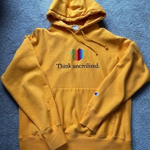 Uncivilized Champion hoodie